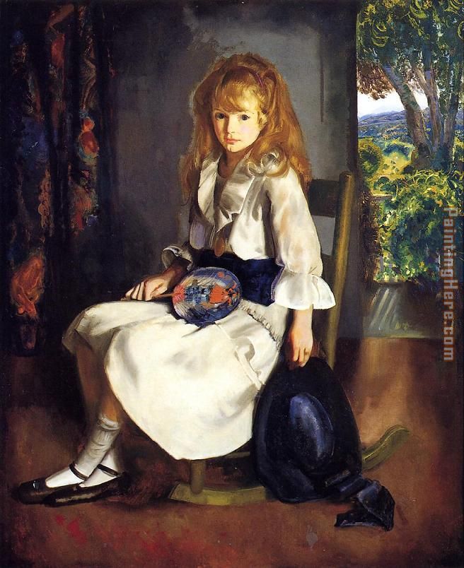 Anne in White painting - George Bellows Anne in White art painting